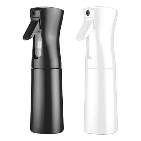 pack de 2 vaporisateur cheveux, 200ml atomiseur pression ultra fine pulvérisation continue, plantes, Salon de coiffure, soin de la peau, nettoyage