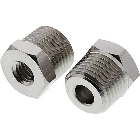 Adaptateur droit fileté SMC MS vers R 1/8 femelle Mâle M5 ( Prix pour Sachet de 10 )