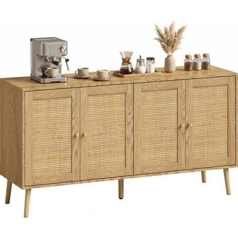 Buffet de Cuisine 140 x 40 x 75 cm 4 Portes (1/5)