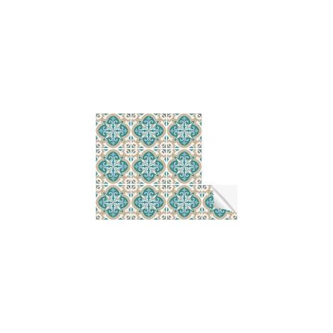 Lot de 10 autocollants muraux imperméables pour décoration murale de cuisine, salle de bain, salon 15,2 x 15,2 cm (1/5)