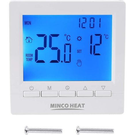 Thermostat numérique de chaudière à gaz 3A Thermostat numérique programmable hebdomadaire de contrôleur de température ambiante (1/5)