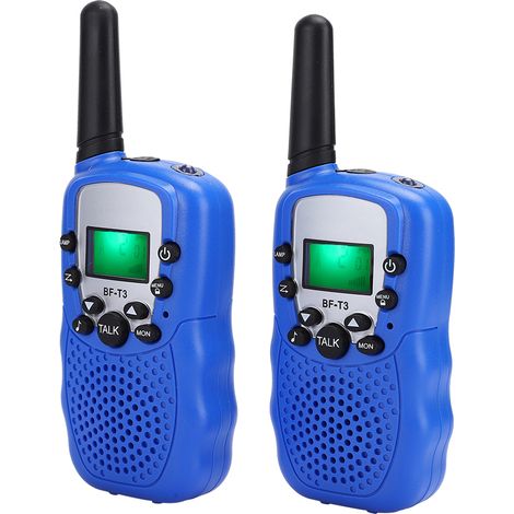 Lot de 2 talkies-walkies portables avec lampe torche intégrée, compatibles Baofeng. (1/5)
