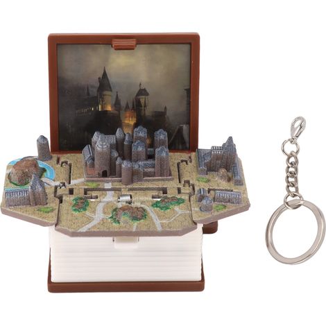 Porte-clés livre 3D stéréo dinosaure pliable, mini porte-clés livre 3D pliable pour décoration (1/5)