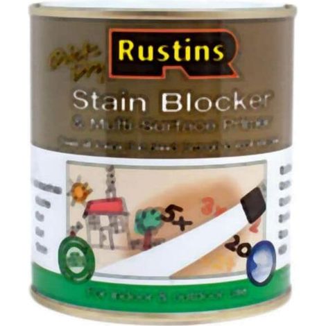 Rustins SBMP1000 Quick Dry Stain Block & Multi Surface Primer 1 litre RUSQDSBP1L