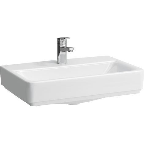 LAUFEN PRO S Compact lavabo à poser, sans trou pour robinet, avec