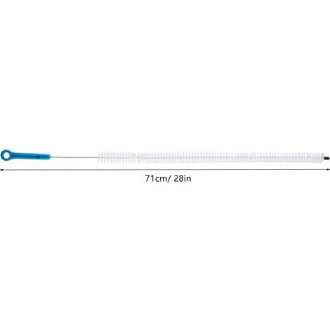 Flexible 71 cm Abflussreiniger-, Küchen-/Badezimmerspülbecken- und Siphonbürste (Blau) (1/5)