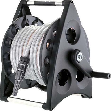 Kit avvolgitubo + tubo giardino 20 mt 1/2 claber kiros, cod 8945, a parete, frs 202515 (1/3)