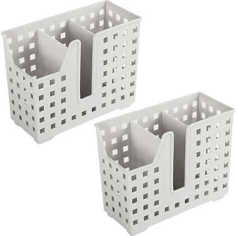 Deux paniers pour lave-vaisselle, adaptés aux pailles et aux baguettes, panier à vaisselle pour lave-vaisselle, panier d'égouttage pour lave-vaisselle.