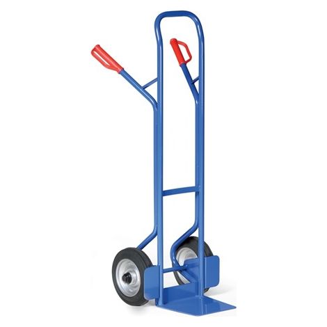 Bako Logistiksysteme Stahlrohr Sackkarre 350kg Traglast Rollenlager Vollgummi 250x60mm (1/2)
