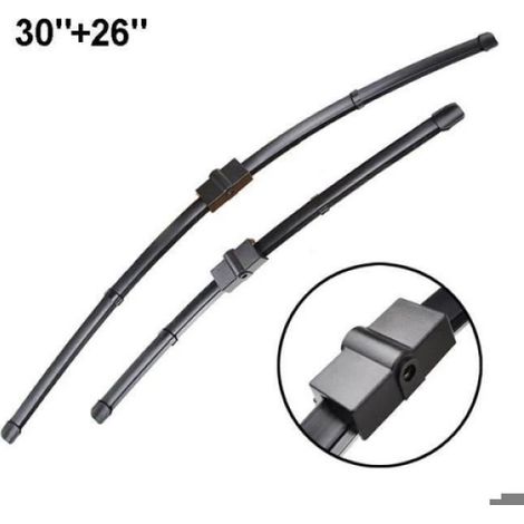 Balai D'essuie-glace Avant - Pour Renault Espace IV 2002-2014 - 2 Unités - Caoutchouc Naturel - 600 mm Et 550 mm (1/5)