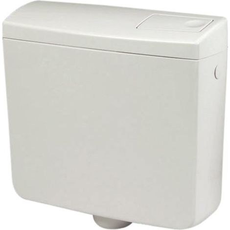 Sanit 928 WC-Spülkasten weiß tiefhängend, Spülmenge 6-9 l einstellbar mit Eckventil 91.903.01..0000 (1/4)