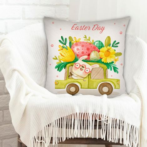 Housse de coussin sans coussin 45x45 résistant aux tachespour Noël, la Saint-Valentin, anniversaire (1/5)