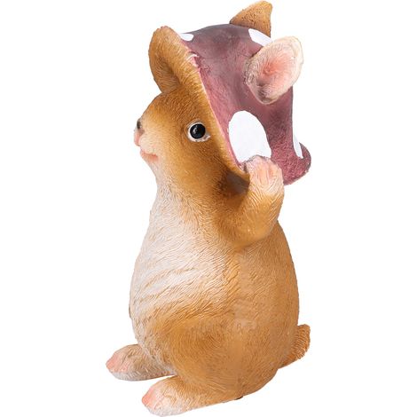 Figurine Lapin Résine pour Décoration Jardin Extérieur - Statue Animalière Ornement