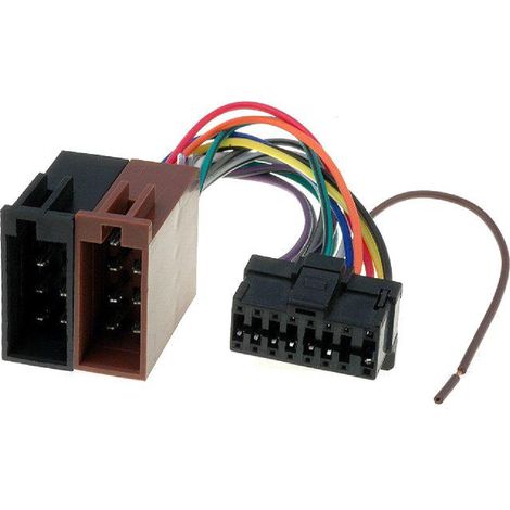 Cable Autoradio Pioneer 16PIN Vers Iso - connecteur noir 3