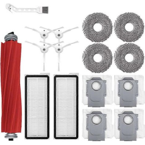 Repuestos para aspiradoras robot Roborock Qrevo Pro / Qrevo MaxV / Qrevo S: filtro HEPA, cepillo lateral principal (1/5)