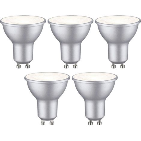 Paulmann 29235 LED CEE E (A - G) GU10 réflecteur 4.9 W blanc chaud (Ø x H) 51 mm x 54 mm 5 pc(s) (1/5)