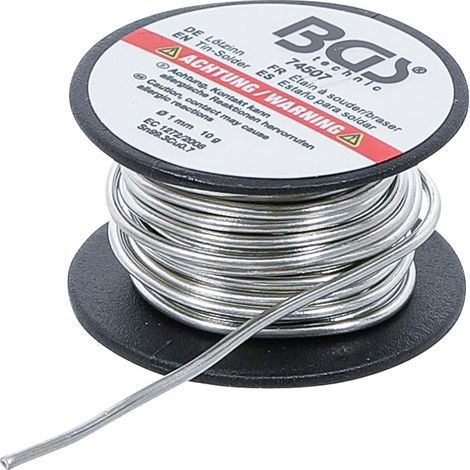 BGS  Soldadura  en  rollo  sin  plomo  Ø  1  mm  10  g  -  74507 (1/4)