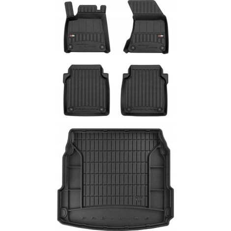 SET 3D Alfombrillas de goma y alfombrilla Audi A8 D4 Sedán largo 2009-2017 (1/5)