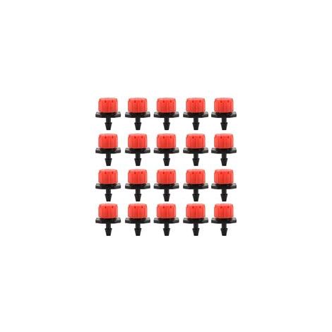 100PCS Goutteurs Irrigation Goutte à Goutte dripper, Buses de Gicleurs Émetteur Jardin, Arrosage Goutte à Goutte Automatique 360° Réglable pour Plante Serre Pelouse DIY (1/5)