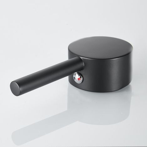 Manija de repuesto para grifos de baño, manija espiral de 35/40 mm para grifos, revestida (1/4)