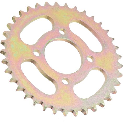 Pédalier 37 dents en acier, modèle 428, pour kart et tricycle électrique, fixation 4 trous