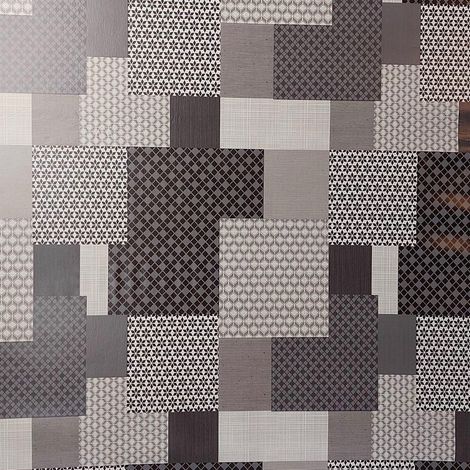Nappe très épaisse imprimée, protège table Type Gomme 2mm Tailles et Motifs au Choix, Nappe Anti-Tache madeinnature - 140 x 100cm - Nico Gris. (1/5)