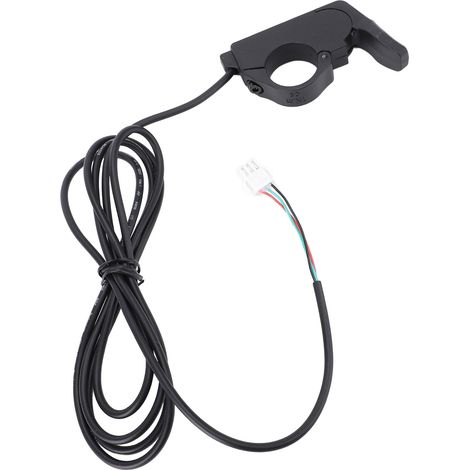 Poignée d'accélérateur universelle SM pour vélo, avec câble de 1,5 m (4,9 pi) pour guidon de 22 mm. (1/5)