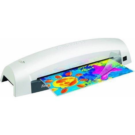 Plastificadora Fellowes Lunar A3 5716701/ hasta A3 y 80-125 Micras/ Blanca y Negra (1/5)