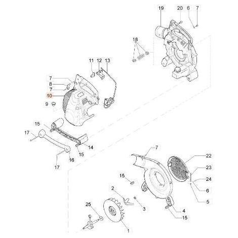 ORIGINAL MOTORABDECKUNG EMAK 56550148R