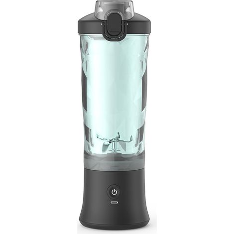 Tragbarer Mixer, 600 ml Smoothie mit 6 Klingen, 4000 mAh Frischsaftmixer für 20 Tassen Saft für Reisen, Küche, Büro, Outdoor