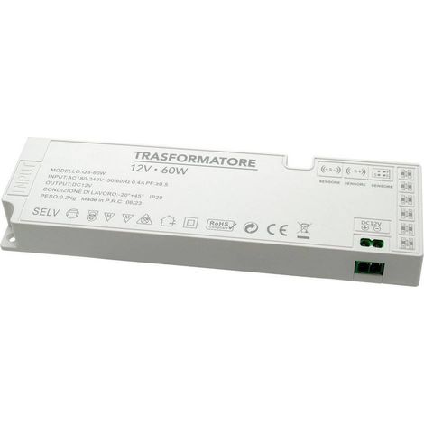 Trade Shop - FOODER SLIM 60W CRENT PROCESSER 12V STRISES LED SENSOR LIGHTS QS-60W - (1/5)