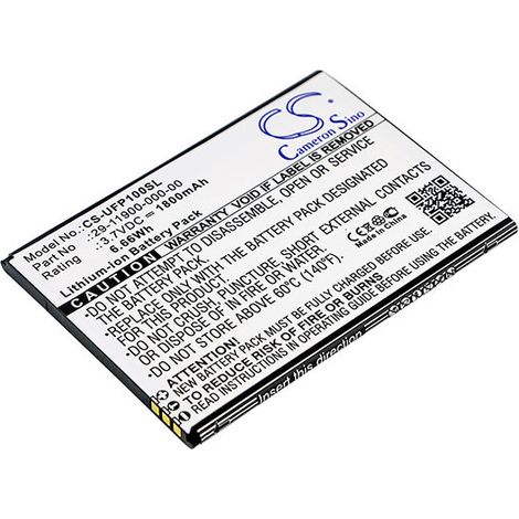 NX - Batterie téléphone, smartphone, GSM pour Ulefone 3.7V 1800mAh - 29-11900-000-00 (1/2)