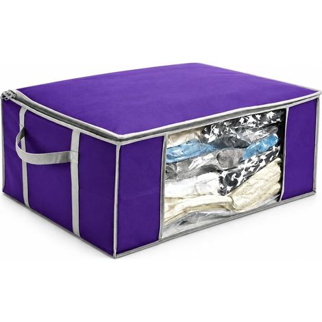 Sac de Rangement sous Vide Aspirable XXL 210 litres : Anti-Poussière, Anti-Acariens, Anti-Mites, Anti-Humidité (1/5)