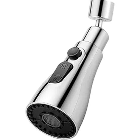 Robinet de cuisine anti-éclaboussures, effet cascade, buse d'extension rotative universelle avec connecteur universel (1/5)