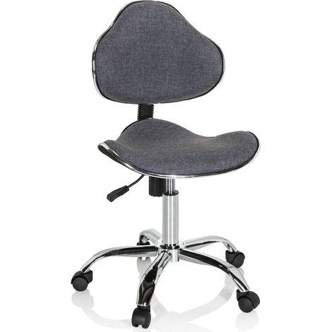 Kinderschreibtischstuhl / Kinderstuhl KIDDY GTI-3 Stoff grau hjh OFFICE