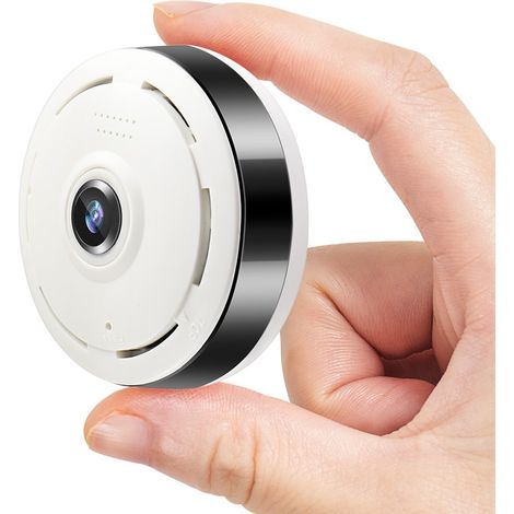 Protégez votre maison avec cette caméra de sécurité panoramique Wi-Fi 2,4 GHz et carte mémoire 32 Go.