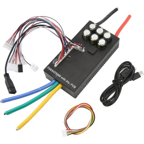 Geschwindigkeitsregler für Elektroroller, bürstenloser ESC-Regler aus Aluminiumlegierung, 14-84V Robotermotor (1/5)