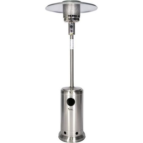 Stufa Gas Fungo Esterno Radiante GPL 13kw 221cm Antiruggine Acciaio INOX JORDAN (1/5)