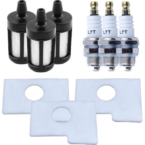3 Pièces Filtre à Air pour Stihl MS 170,MS 180,017,018 Thermique Tronçonneuse,avec Filtre à Carburant,L7T Bougie D'Allumage,Pièces Détachées Filter Accessoire 1130 124 0800 (PAS pour 2-Mix) (1/5)