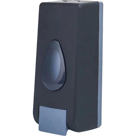 Dispensador de jabón líquido para baño, accesorios para el hogar (1 unidad, 350 ml, negro) (1/5)