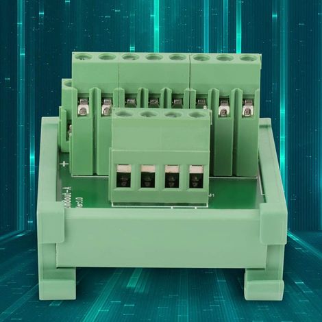Carte de Dérivation 48v 2 en 8 Sorties Rail DIN et Montage sur Panneau Module de Distribution D'alimentation Modules IO (1/5)