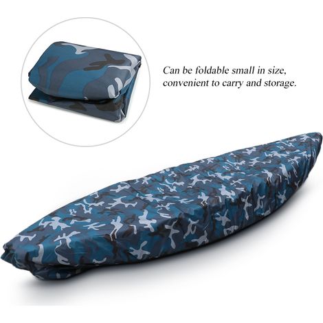 Bouclier de couverture de stockage de poussière résistant aux UV imperméable à l'eau de bateau de canoë de Kayak de Camouflage universel professionnel (1/5)