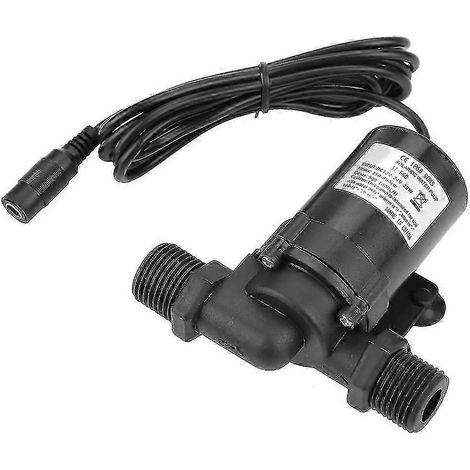 Mini pompe à eau sans balais 24 V, compatible avec les chauffe-eau solaires, plage de température de fonctionnement : -40 à 100 °C (1/5)