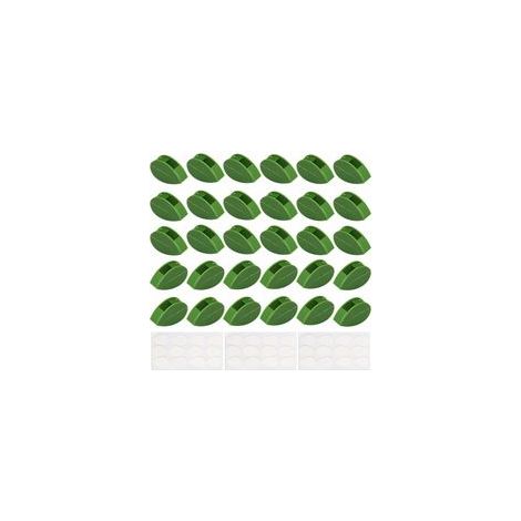 30 Pièces Clip Plante Grimpante Mur, Clips de Fixation Vigne Clips Plantes Auto-adhésifs en Forme de Feuille avec Point de Colle (1/5)