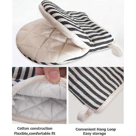 Idée cadeau pour maman, lot de 2 : gants de cuisine résistants à la chaleur pour protéger vos mains. (1/3)