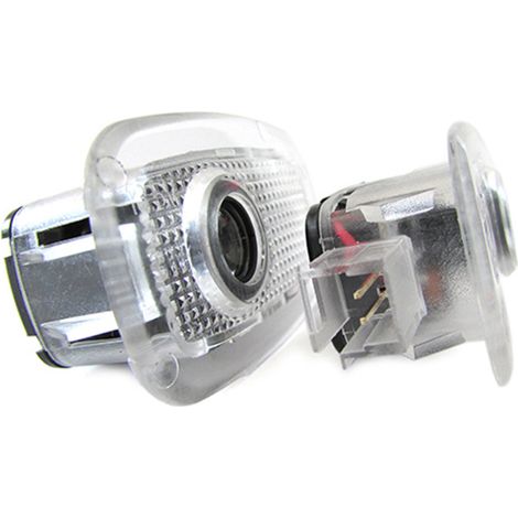 Kit Luci Led Logo Proiettori Auto Portiere Mercedes Benz Class C CL S W216 W221 Senza Modifica Plug & Play (1/3)