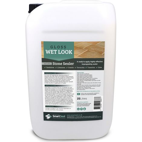 Sandstone/Natural Stone Sealer - Wet Look - 25 litre