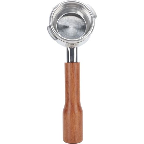 58-mm-Abnehmbarer 3-Ohr-Filterhalter aus Edelstahl und Massivholz für NOWWA C1 Kaffeemaschine, Acid Red Branch (1/5)
