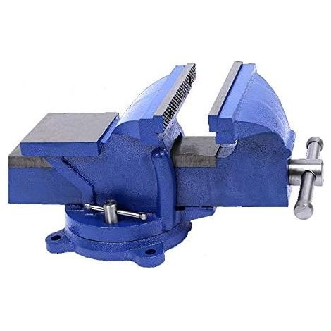 Bench Vise 5" 125mm 5.2kg, Heavy Duty 360 Degree Swivel Base Milling Table Clamp for Mechanics and Engineers 402351 (1/5)