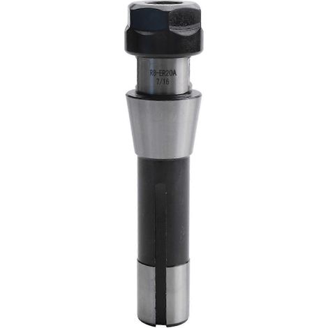 Porte-pince R8 ER20 7/16 pouce pour tour à fraiser CNC et porte-broche R8. (1/5)